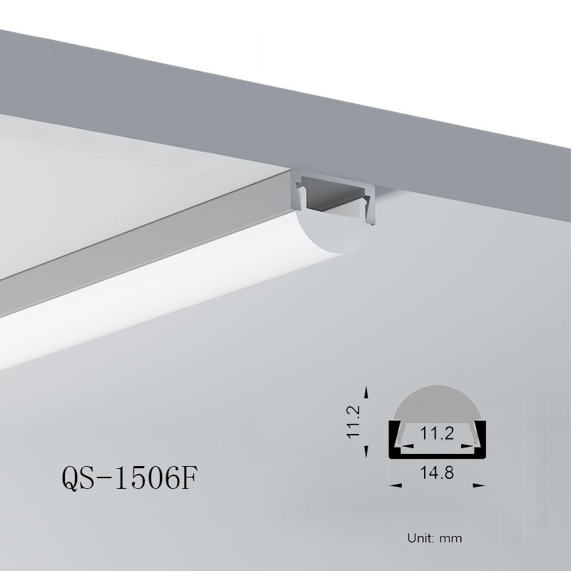 LED Diffuser Aluminum Channel With 60° Lens For 10mm LED Strip Light LED Diffuser Aluminum Channel With 60° Lens For 10mm LED Strip Light